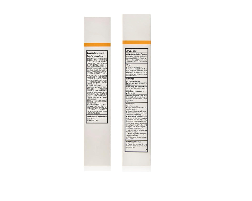 Packaging and shade swatches arranged in a clean, lifestyle setting.