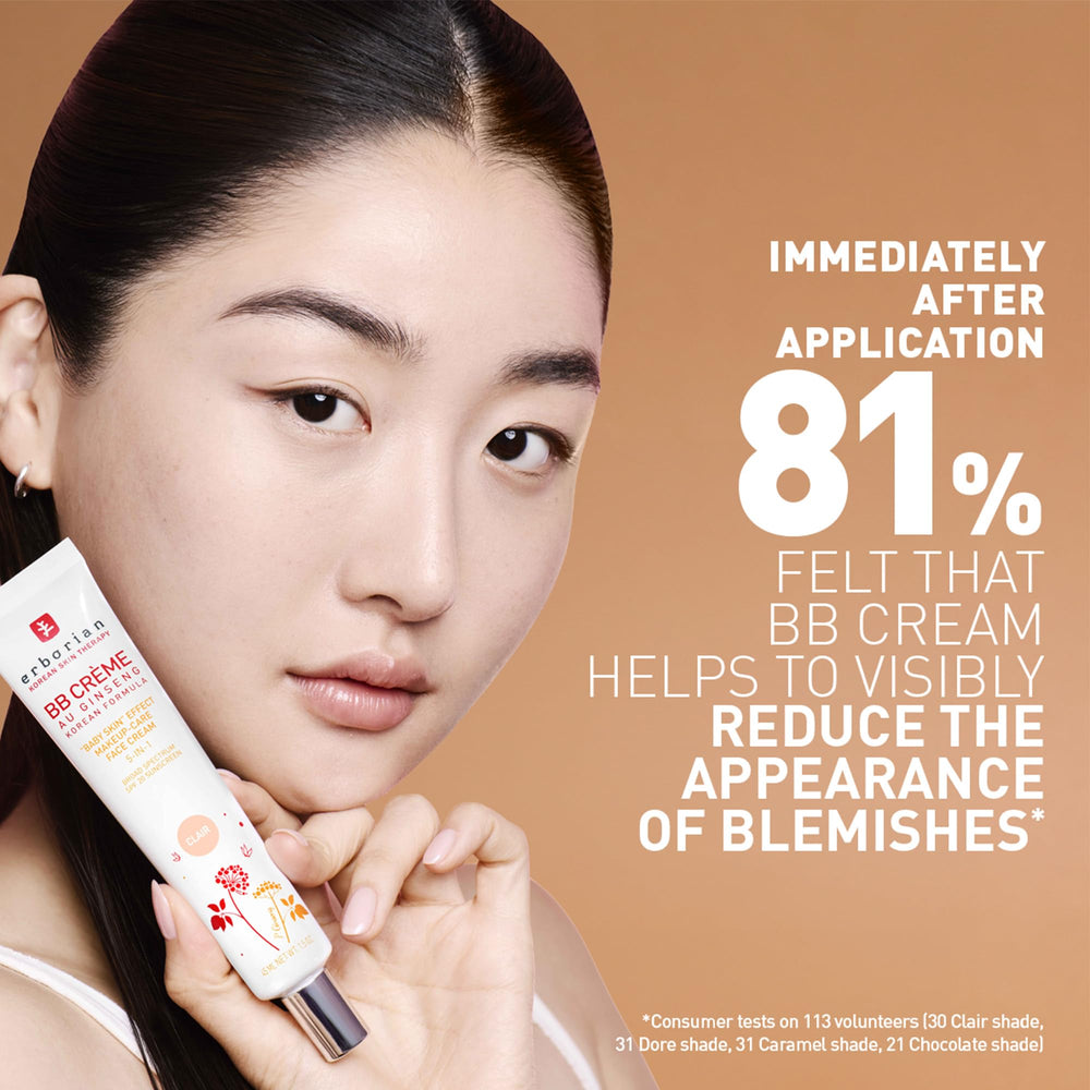 Erborian BB Cream matte finish offers a soft non greasy look