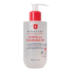 Erborian Centella Cleansing Gel bottle showing gentle daily cleanse for balanced skin.
