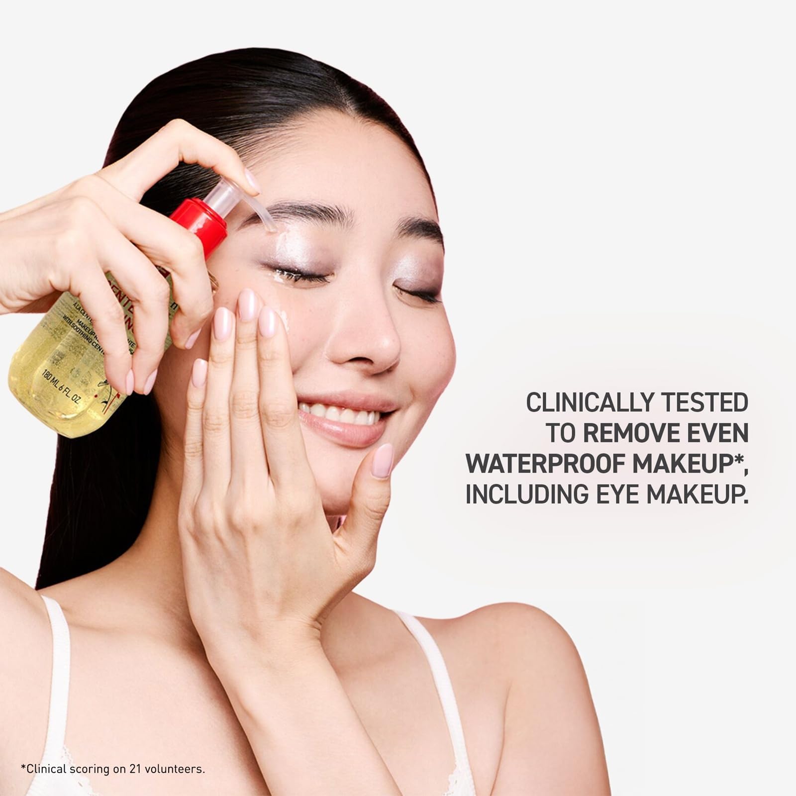 Erborian Centella Cleansing Oil lightweight texture with no greasy after-feel.