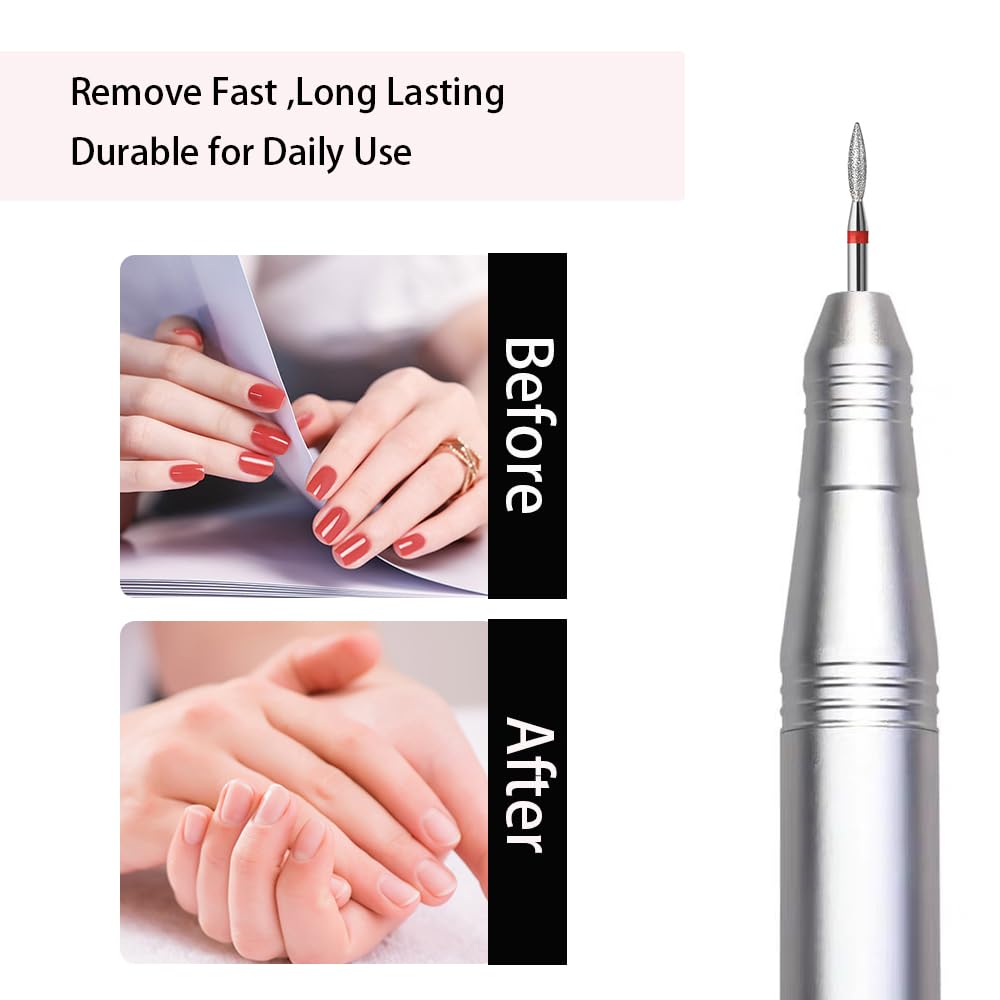 ERUIKA 3/32 inch bits ideal for quick cuticle cleanup at home or salon