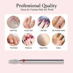 ERUIKA portable drill bit set supports easy storage and on-the-go manicures