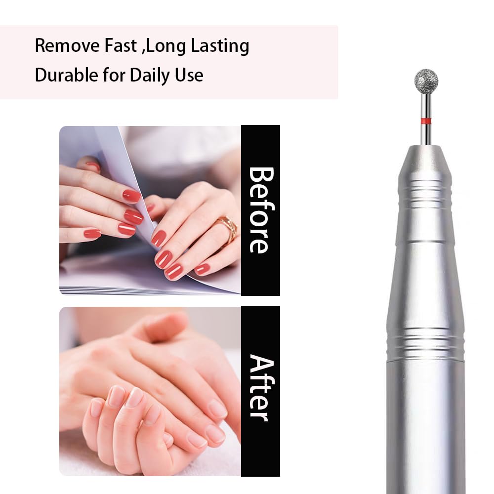 ERUIKA carbide-ball-bit for professional-grade nail care at home or in salon.