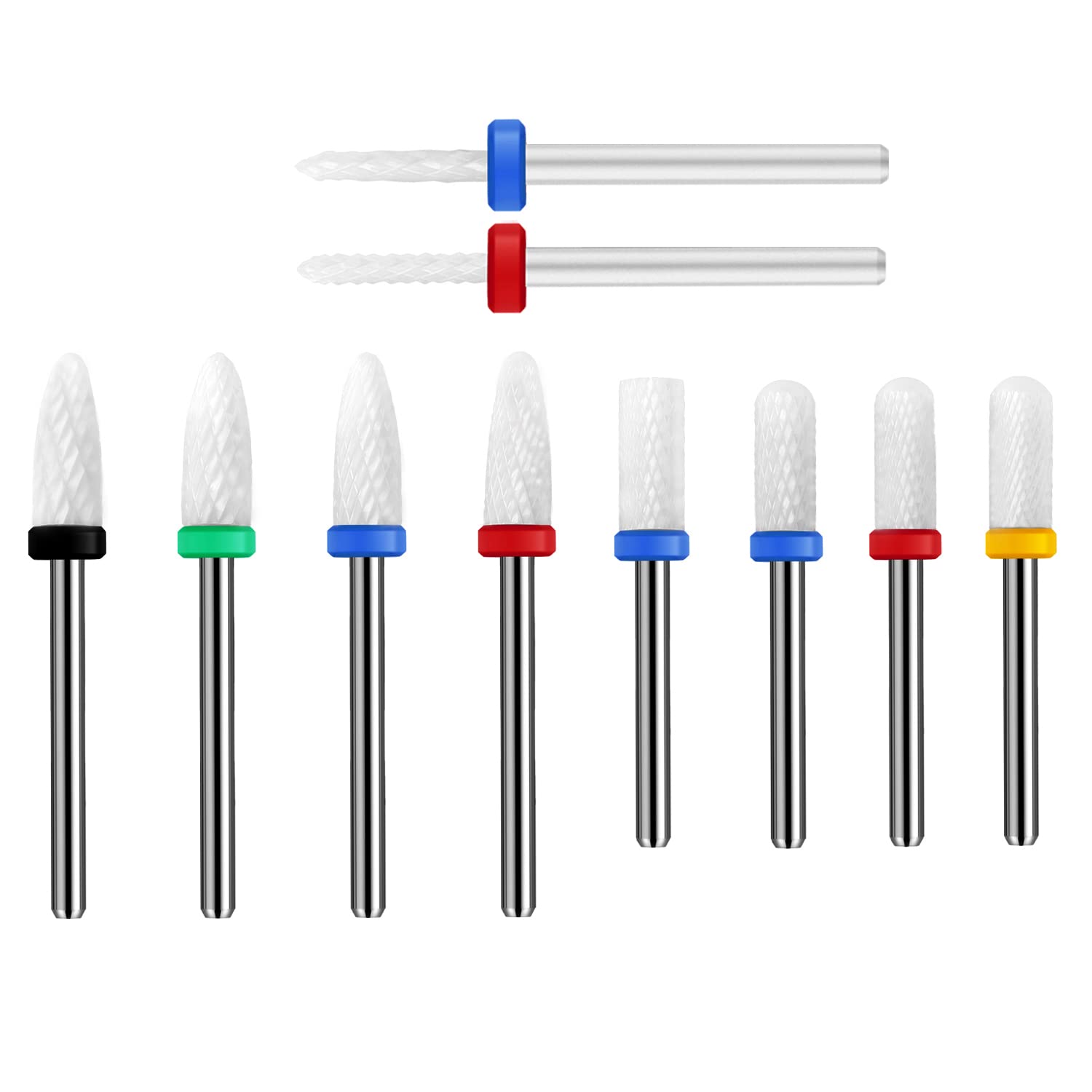 ERUIIKA ceramic drill bit with rough pattern for sculpting and finishing.