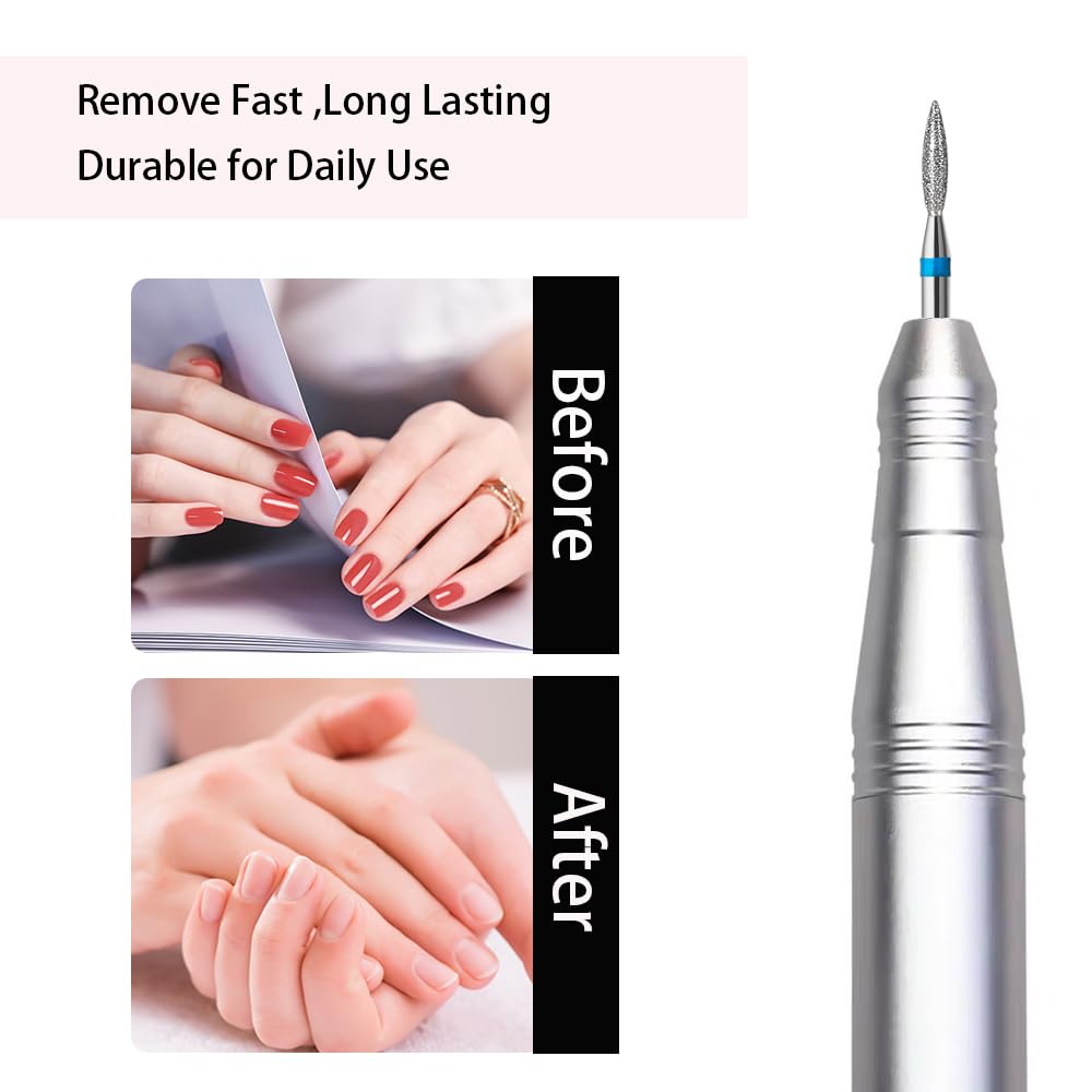 ERUIKA diamond drill bit for natural and artificial nails and smooth edges