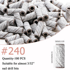 ERUIKA zebra pattern sanding bands for smooth shaping in manicures