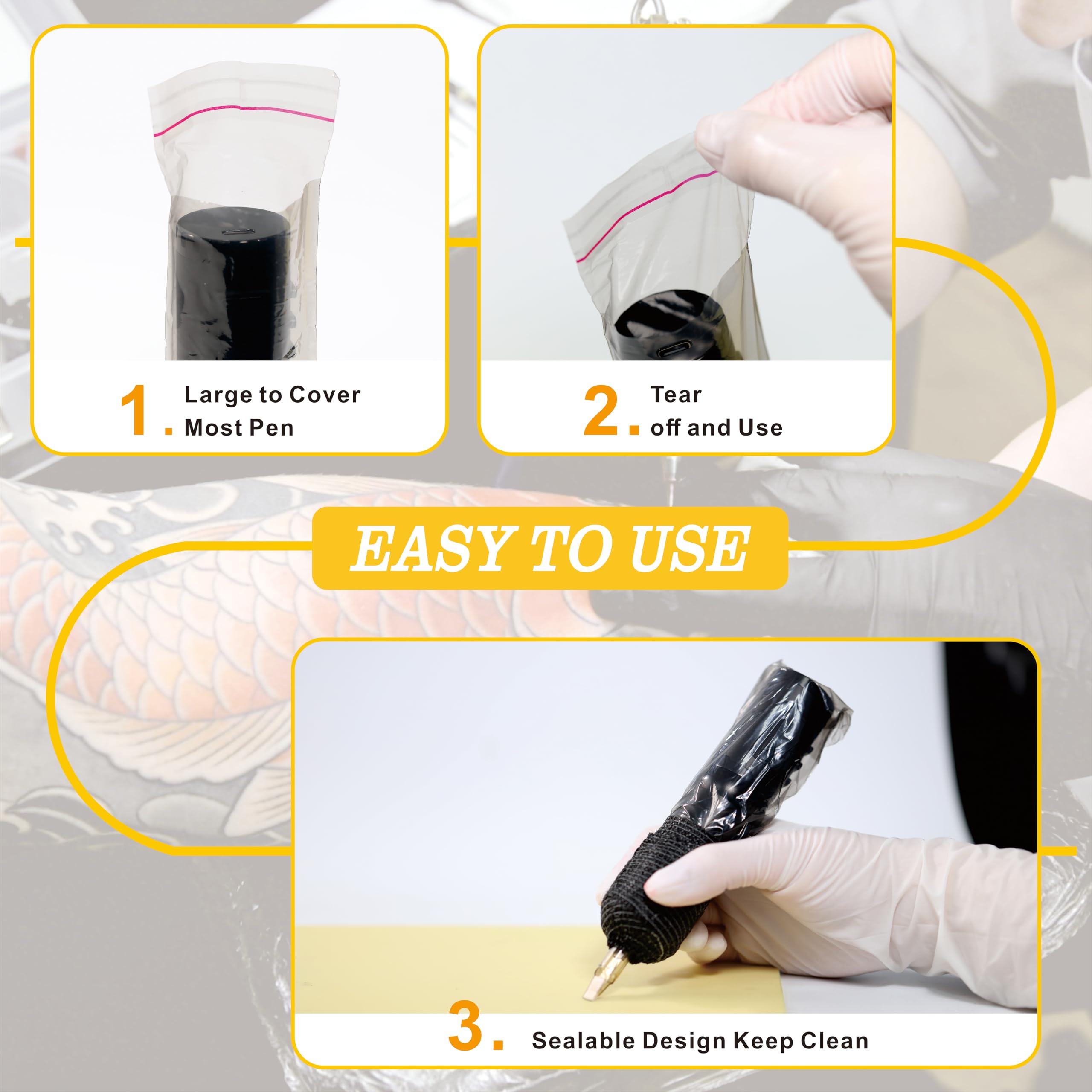 ES ETRSHIELD fundas impermeables para máquina de tatuaje, protección fiable