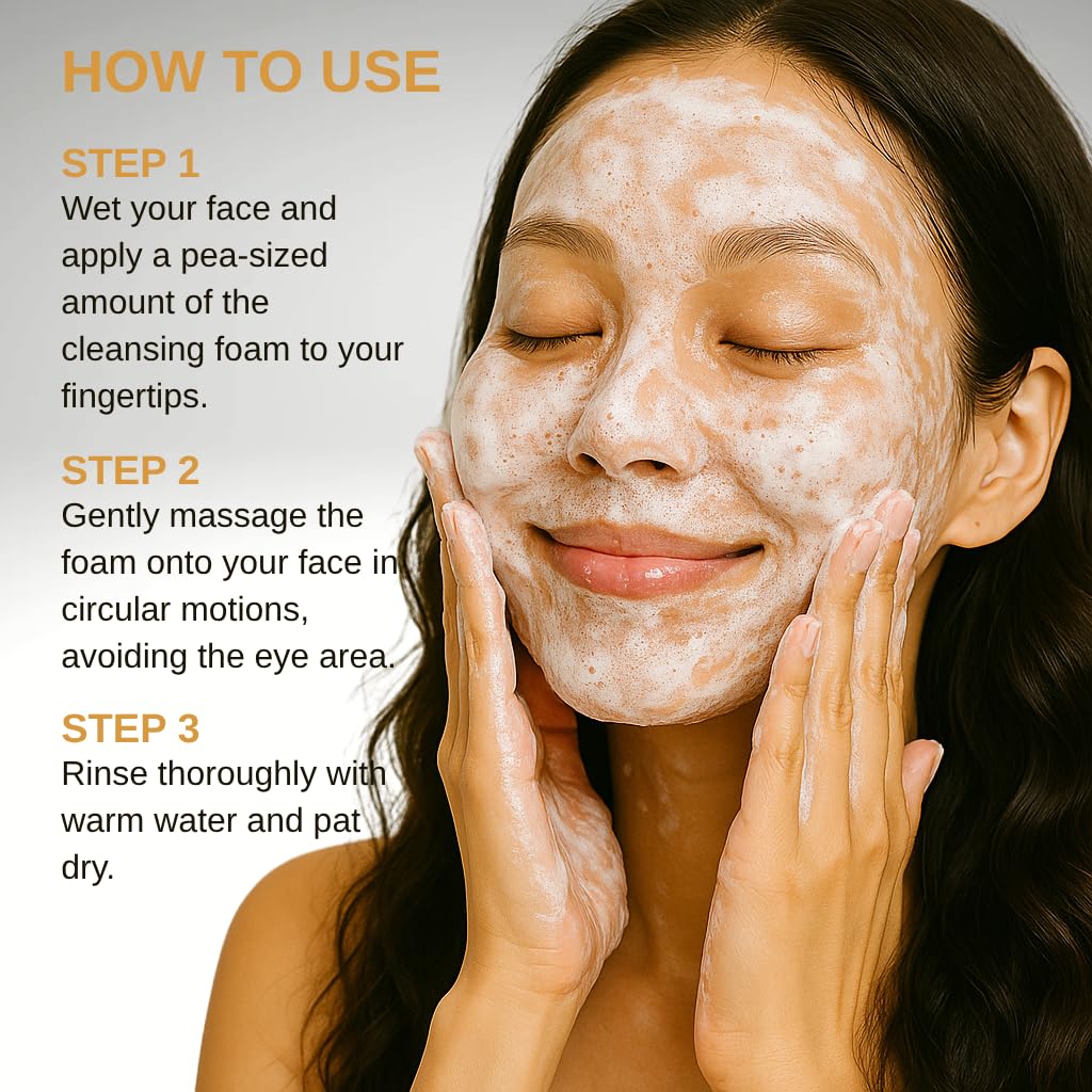 Esfolio Rice Cleansing Foam skin-balance emphasizes suitable cleansing for all skin types.