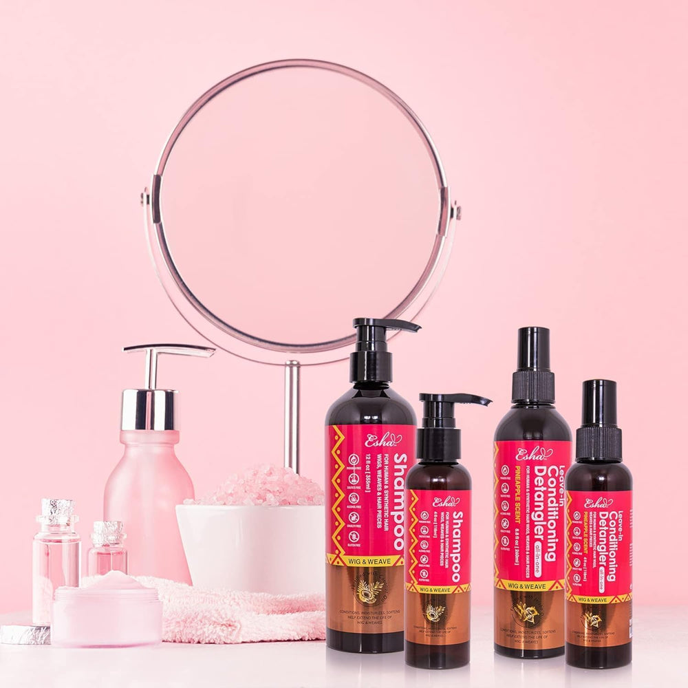 Empaque compacto de Esha Girl para retoques en cualquier lugar.
