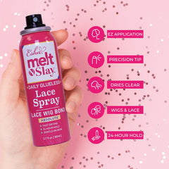 Acabado natural con Esha Melt N Slay Lace Spray se funde con la piel
