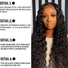ESIWONHAIR wig with pre-plucked baby hairs for a realistic hairline.