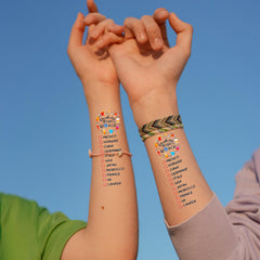 ESLINOP tatuaje mundo Epcot 3: diseño colorido para fotos memorables.