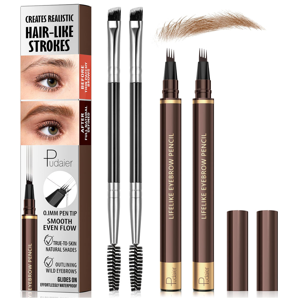 Espoce 2 pack microblading pencil on display shows precise brow creation