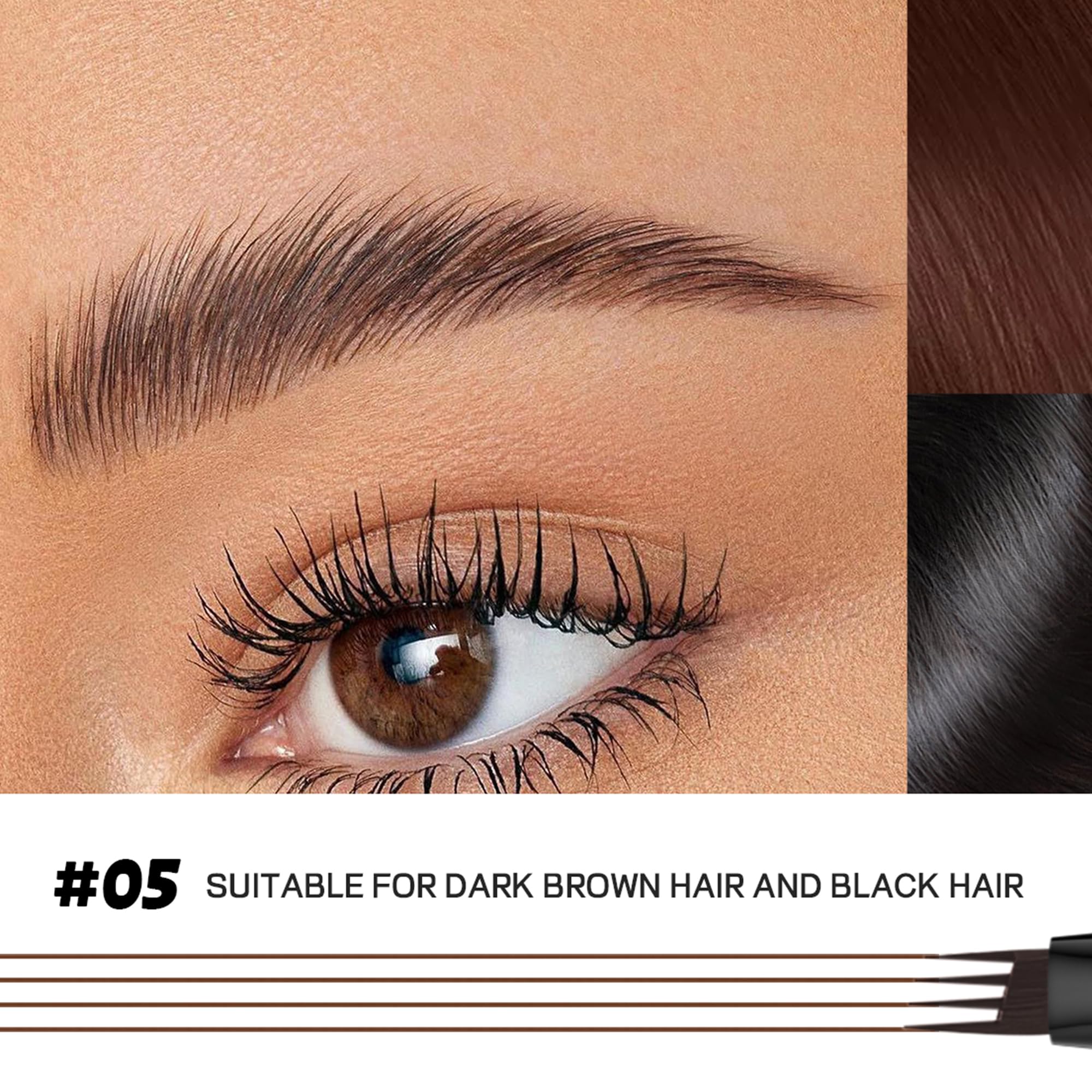 Espoce Aplicación rápida: trazos simples para cejas definidas.