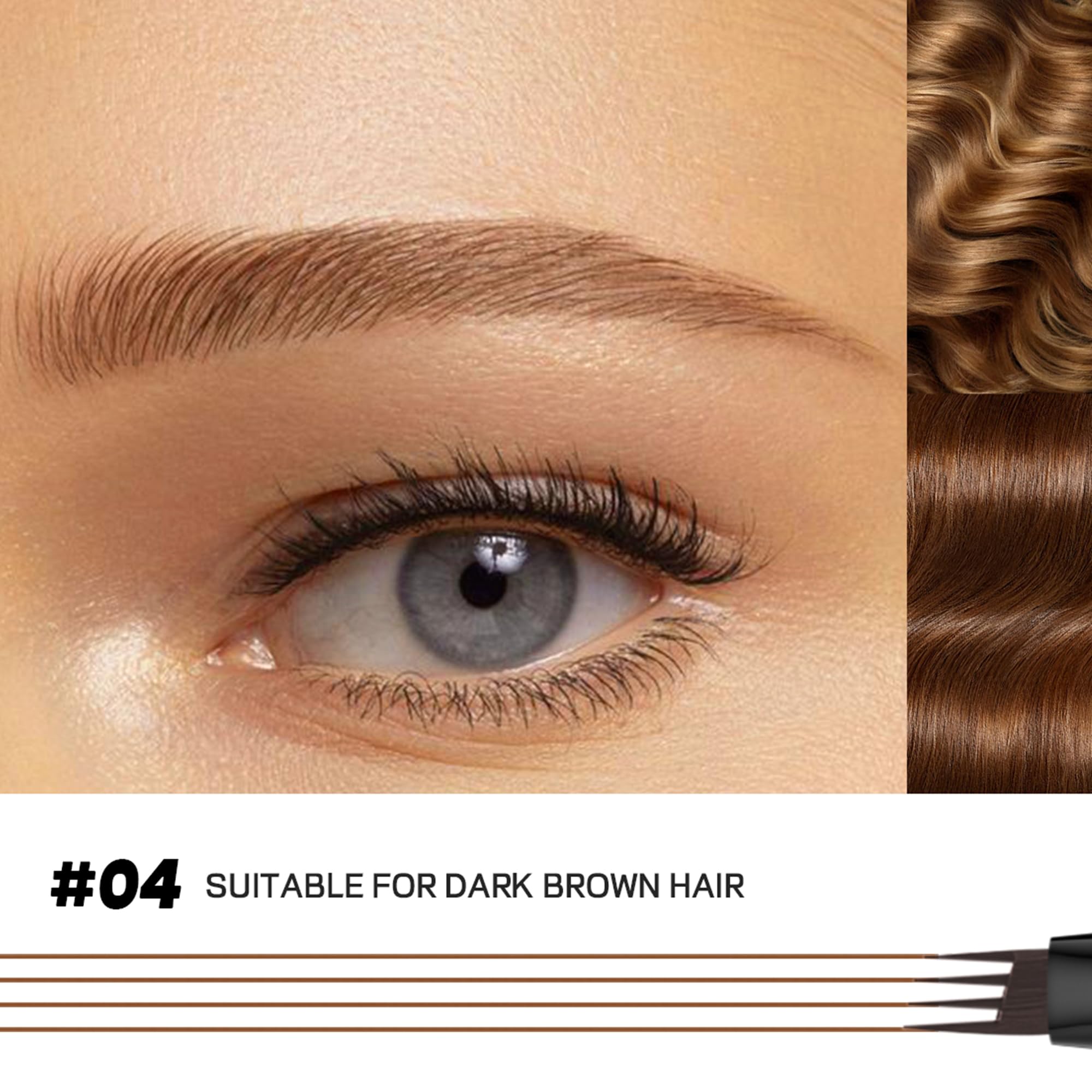 Espoce brow brushes duo enables versatile styling and shaping