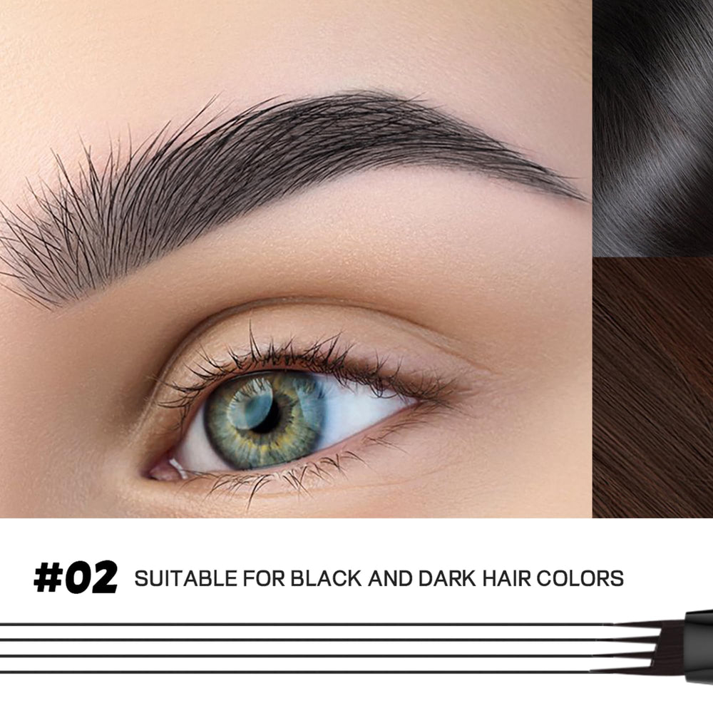 Espoce cejas tres pasos con presión ajustable para acabado natural