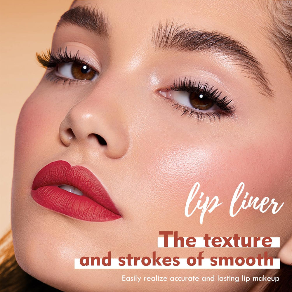 Espoce perfilador tono rosa suave para labios definidos y voluminosos.
