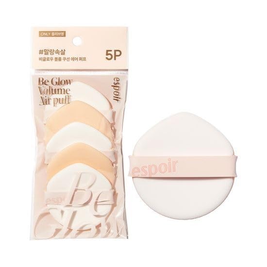 Espoir Be Glow Air Puff with soft touch for smooth, even foundation application.
