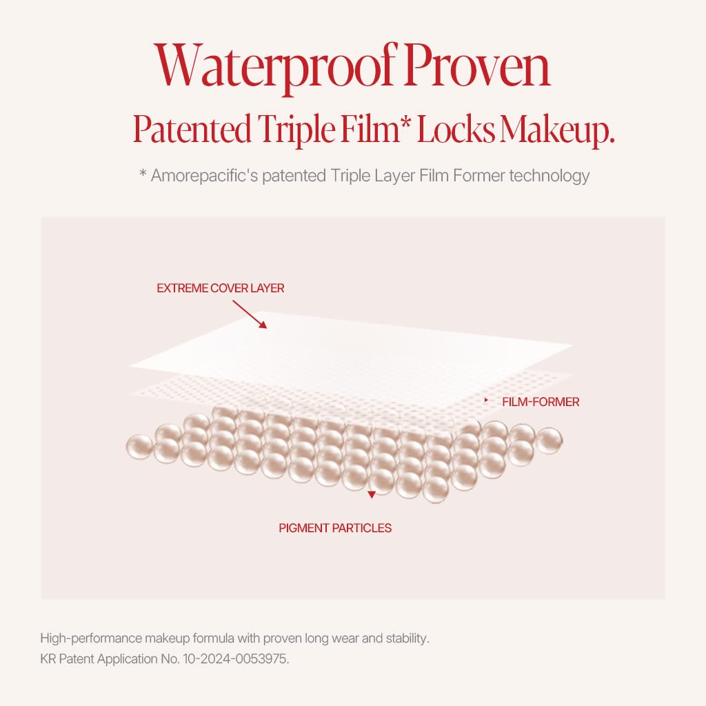 Espoir Be Velvet Cushion Foundation swirl on skin shows long-lasting, oxidation-resistant color