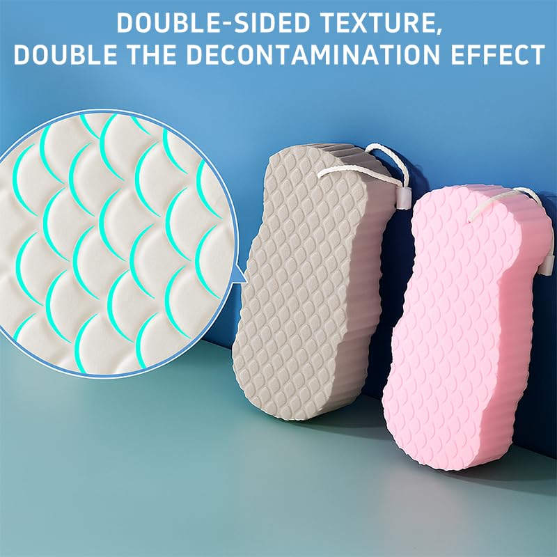Esponja exfoliante mágica eco-amigable, reutilizable y sostenible.