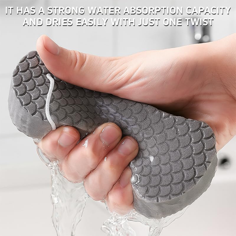 Esponja exfoliante mágica exfoliación eficaz para renovar la piel sin irritación.