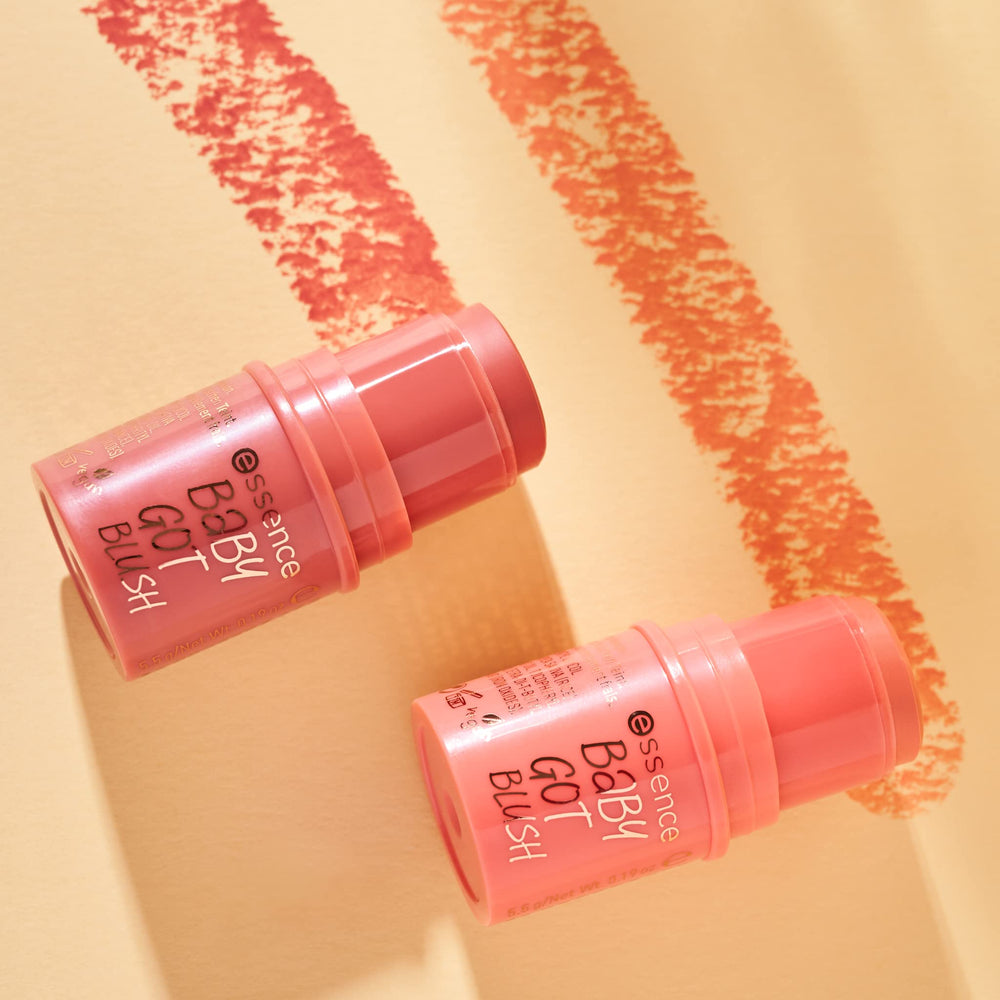 essence Baby Got Blush Stick on eyelids for subtle color