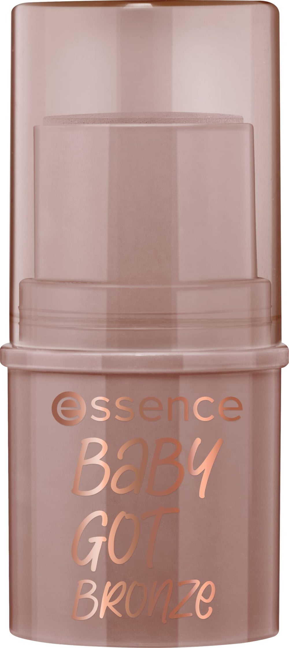 essence Baby Got Bronze stick being blended for smooth coverage