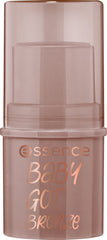 essence Baby Got Bronze stick being blended for smooth coverage