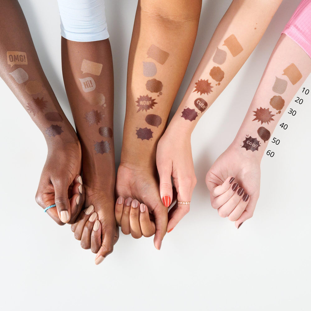essence Baby Got Bronze travel-packaging compact for on-the-go touch ups.