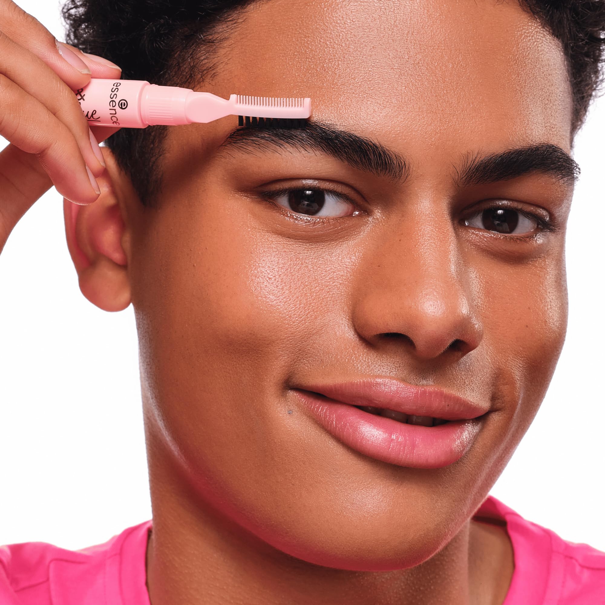 essence brow lift & freeze glue before and after brow lift.