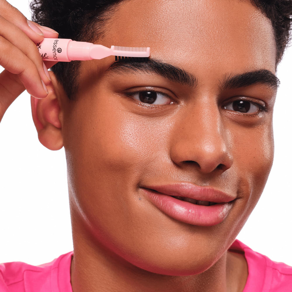 essence brow lift & freeze glue before and after brow lift.
