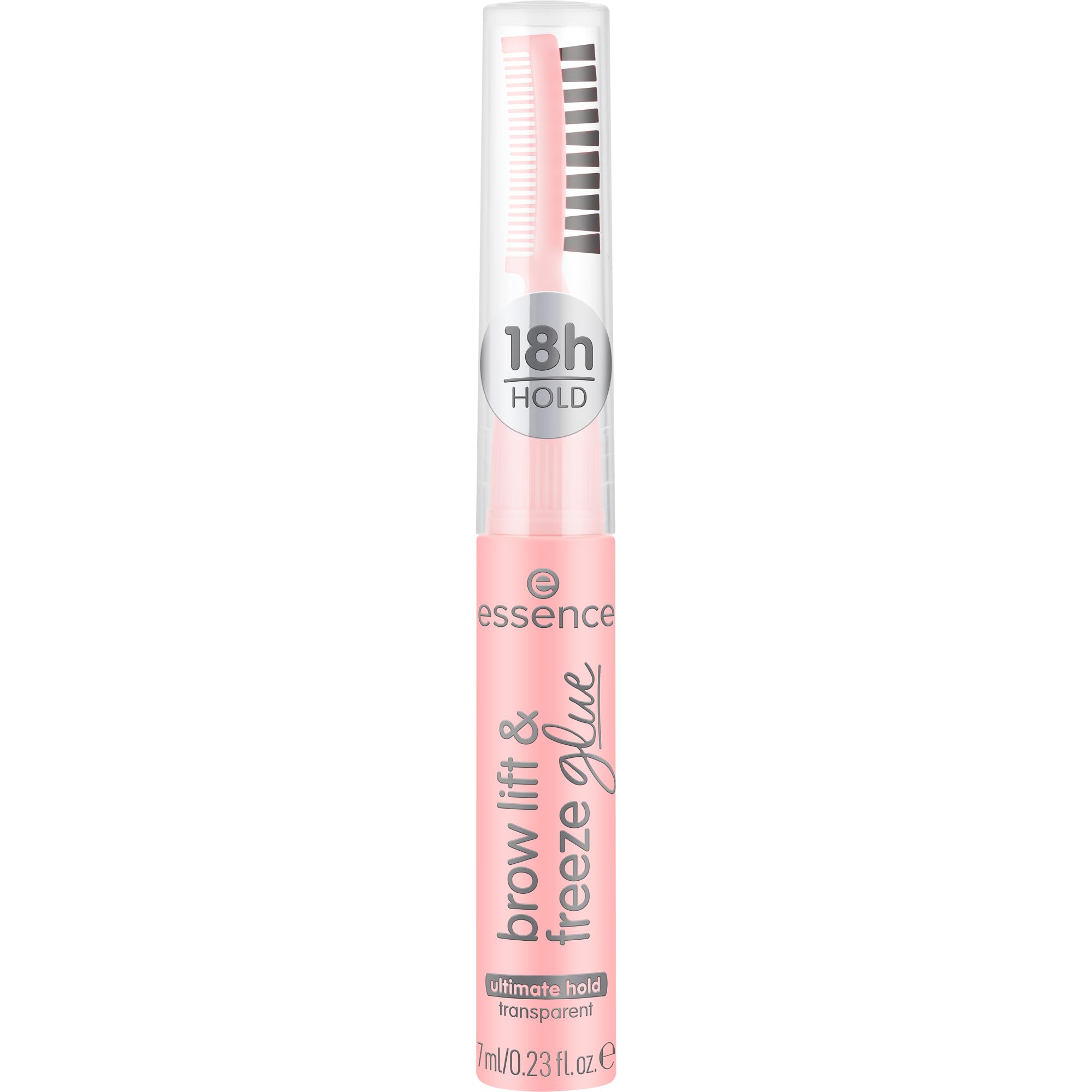essence brow lift & freeze glue wand close-up for precise brow lifting.