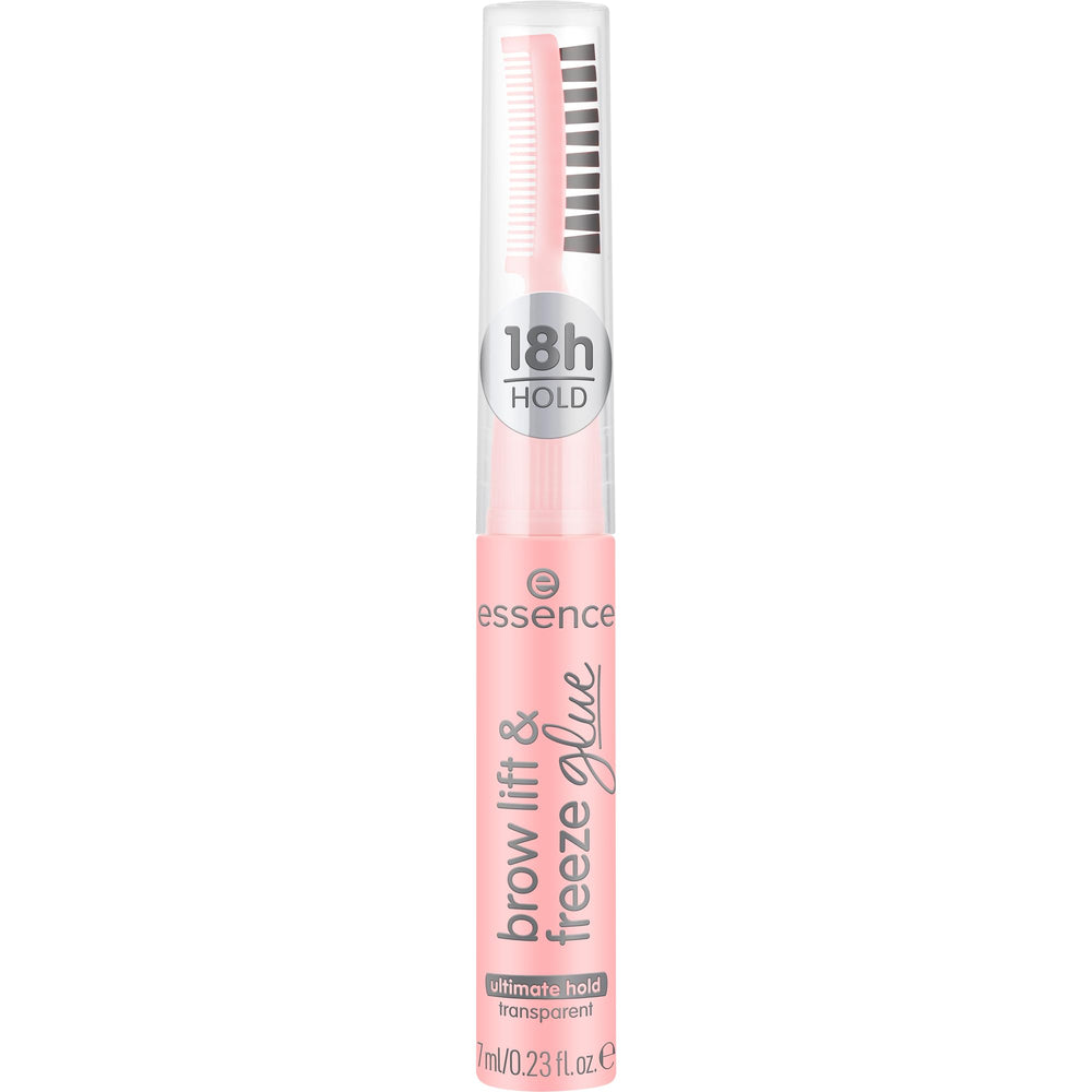 essence brow lift & freeze glue wand close-up for precise brow lifting.