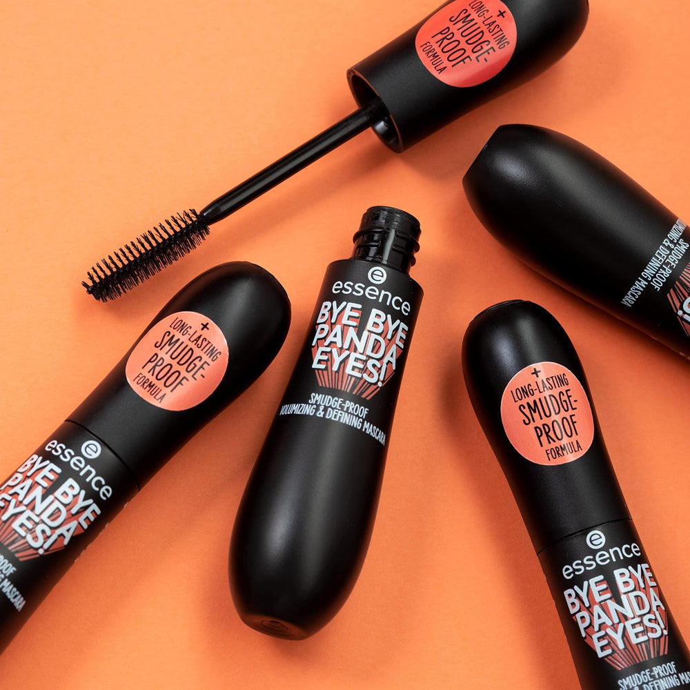essence Bye Bye Panda Eyes compact packaging keeps mascara ready on the go