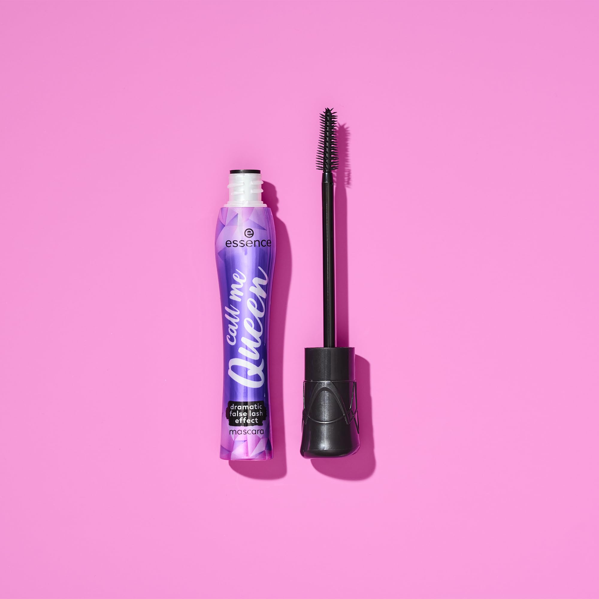 essence Call Me Queen daily use lift shown on natural lashes.