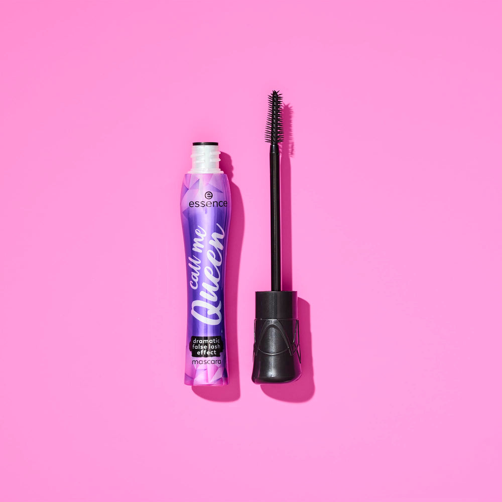 essence Call Me Queen daily use lift shown on natural lashes.