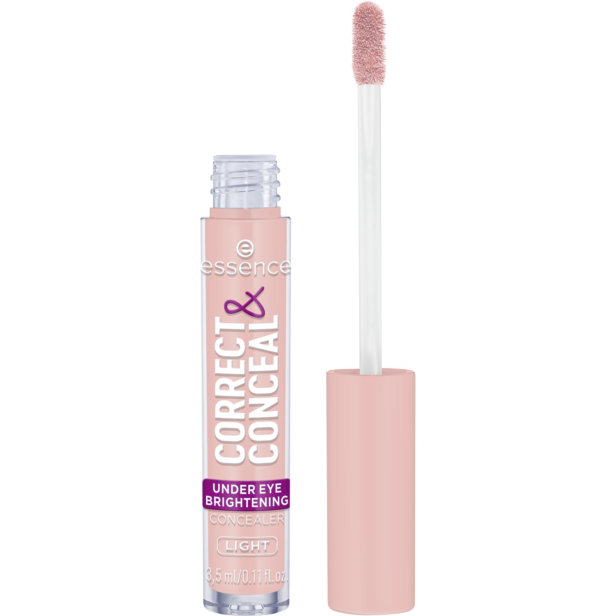 essence Correct & Conceal bottle demonstrates brightening under-eye coverage