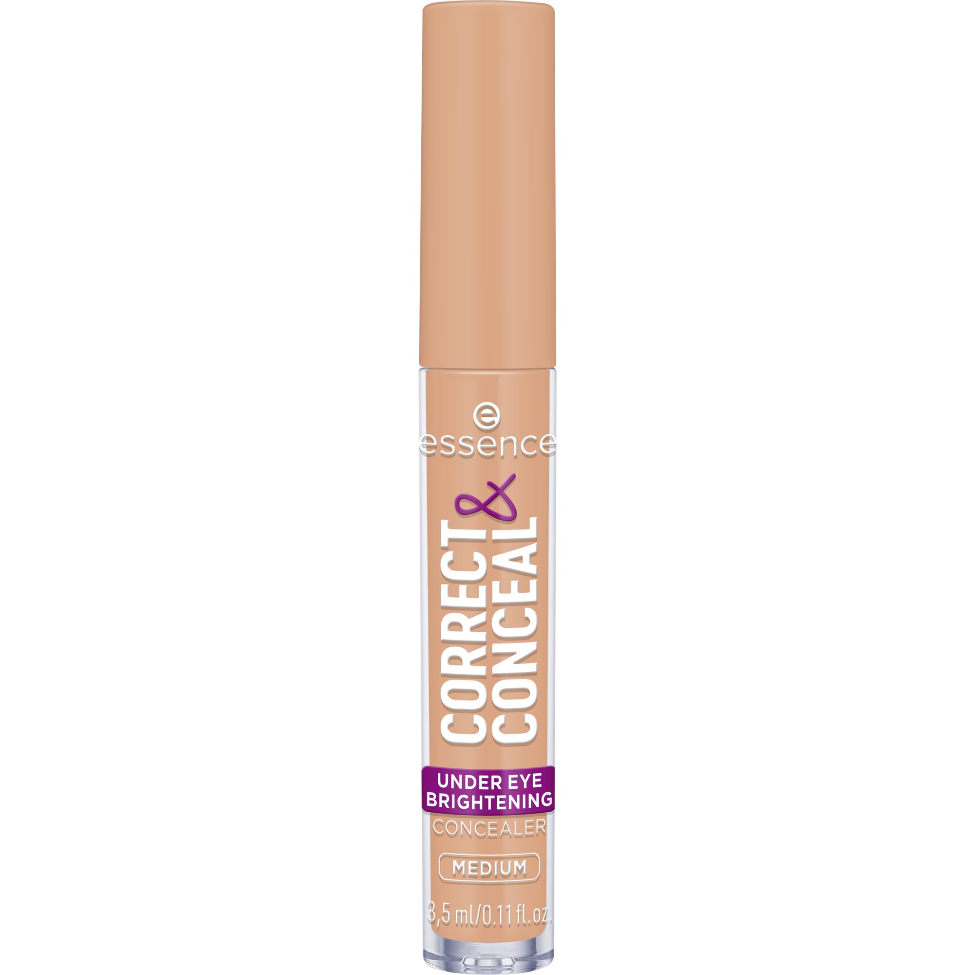 essence Corrector e Iluminador con aplicador incorporado para cobertura precisa.