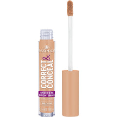 essence Corrector e Iluminador tono durazno nude para ojeras claras.
