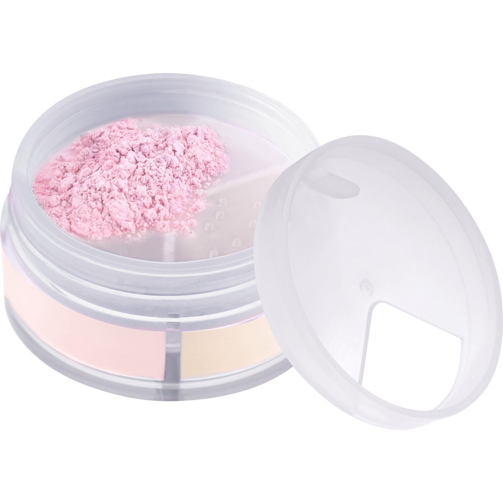 Polvo Essence Flawless Skin Trio en empaque mostrando acabado natural suave.