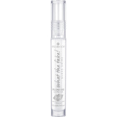 essence What the Fake! Glass Shine Lip Filler ginger oil for plump, hydrated lips.
