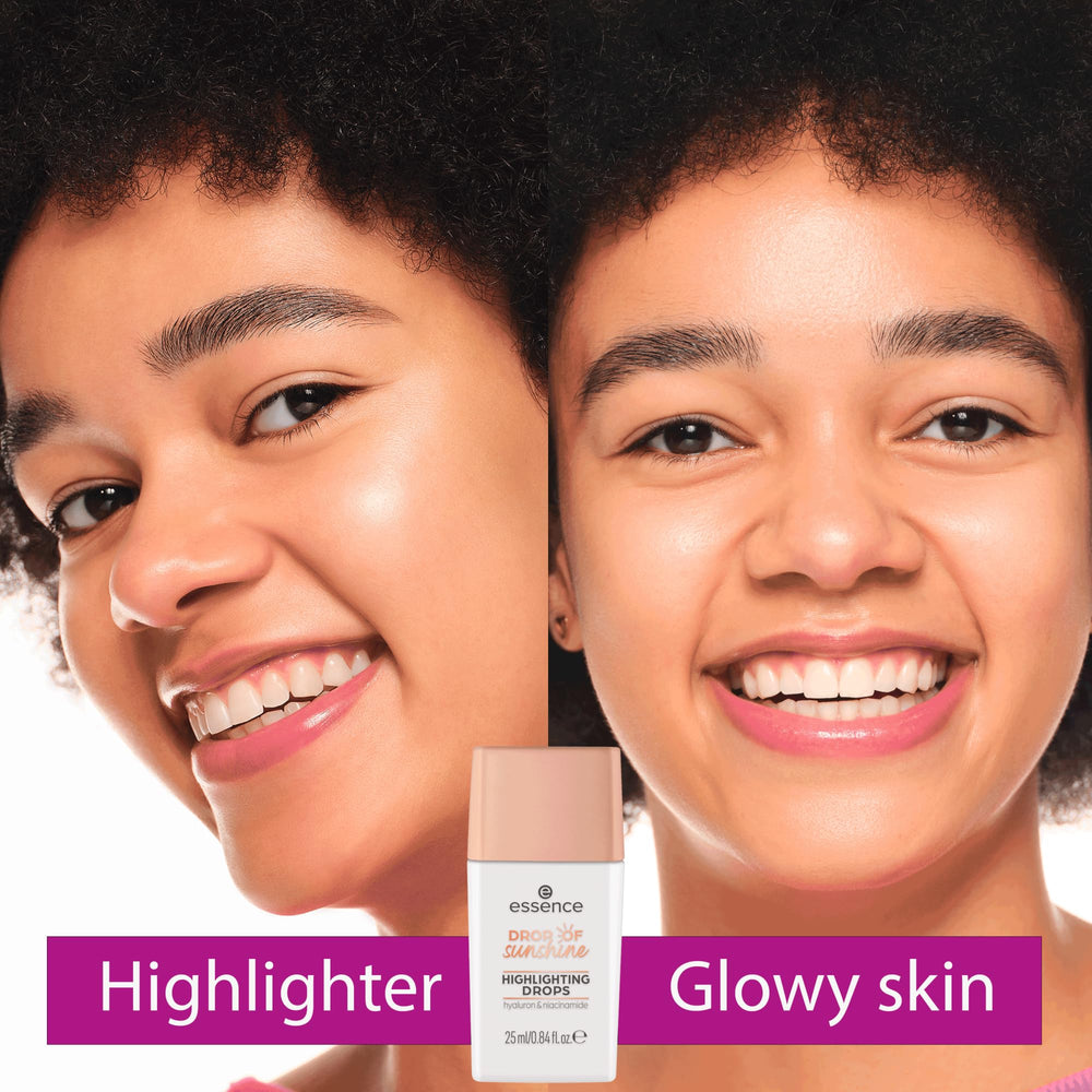 essence Gotas de Sunshine Iluminador acabado radiante para look diario