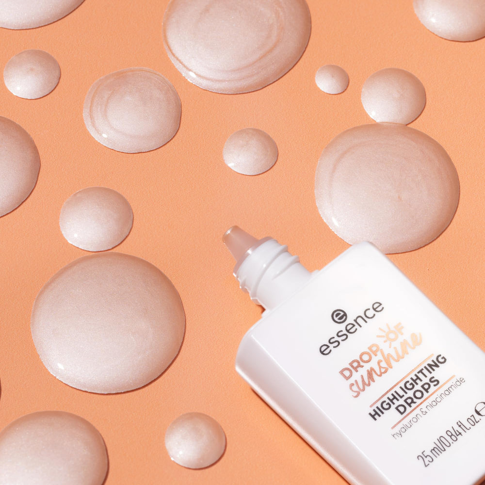 essence Gotas de Sunshine Iluminador envase compacto ideal para viaje