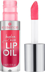 essence Hydra Kiss Lip Oil bottle with glossy finish delivering hydration.