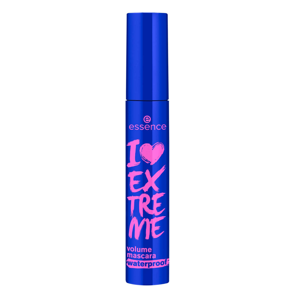 essence I Love Extreme Volume Mascara Waterproof large brush coats lashes