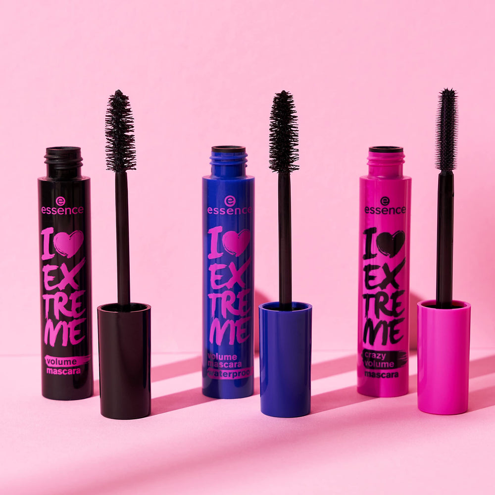 essence I Love Extreme Volume Mascara Waterproof Luxembourg-made label on packaging