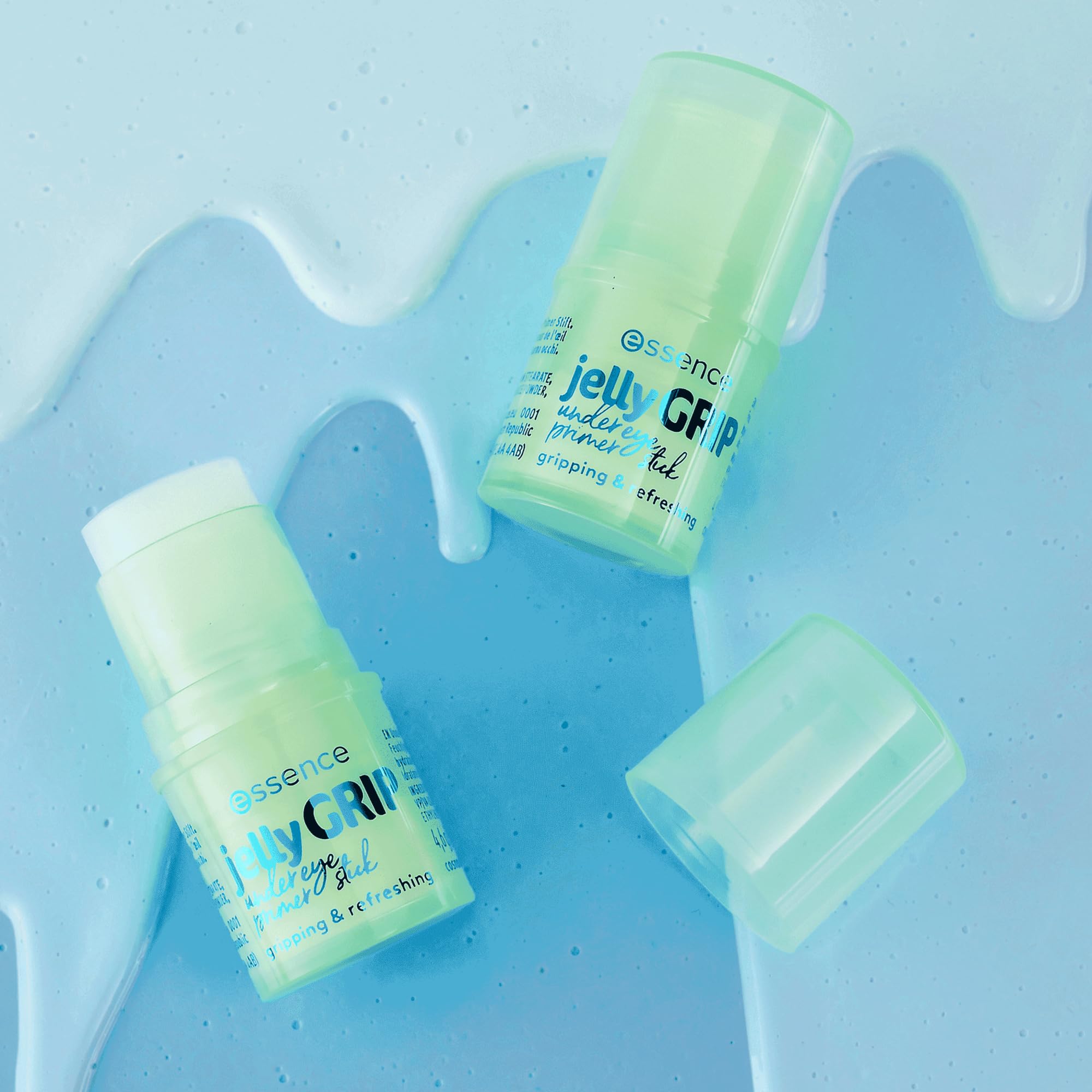 essence Jelly Grip under-eye primer stick helps concealer last longer with a smooth base.