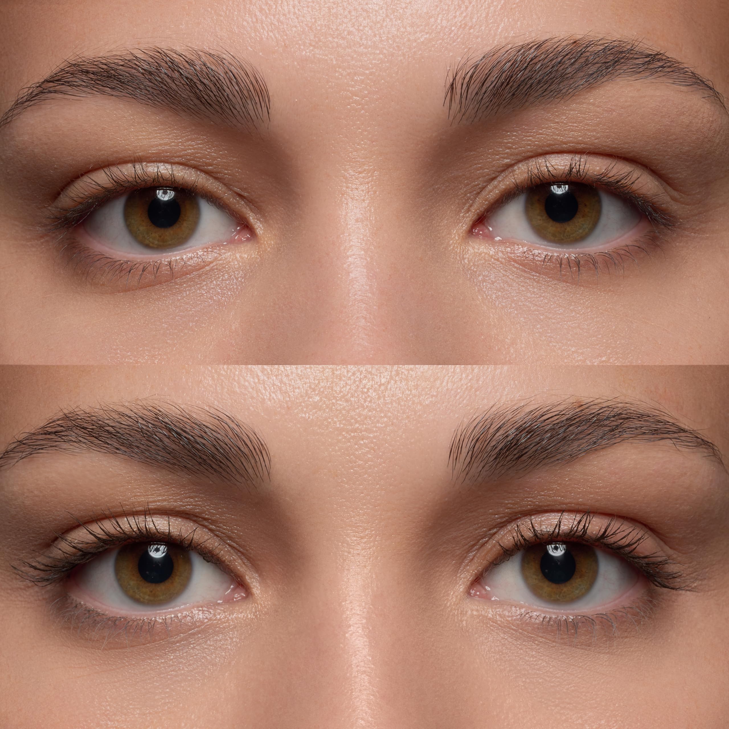 essence Lash Princess Brown applying at lashes shows length and volume.