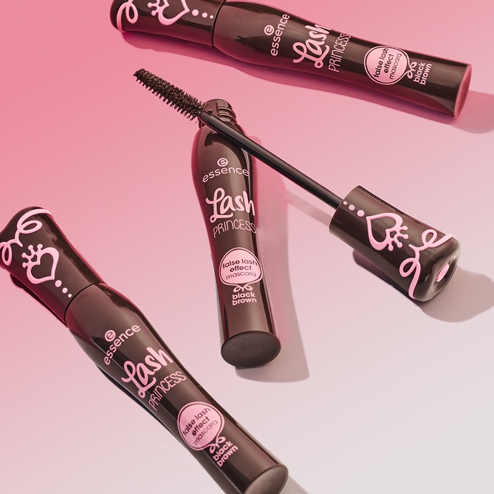 essence Lash Princess Brown Luxembourg-made stamp on packaging.