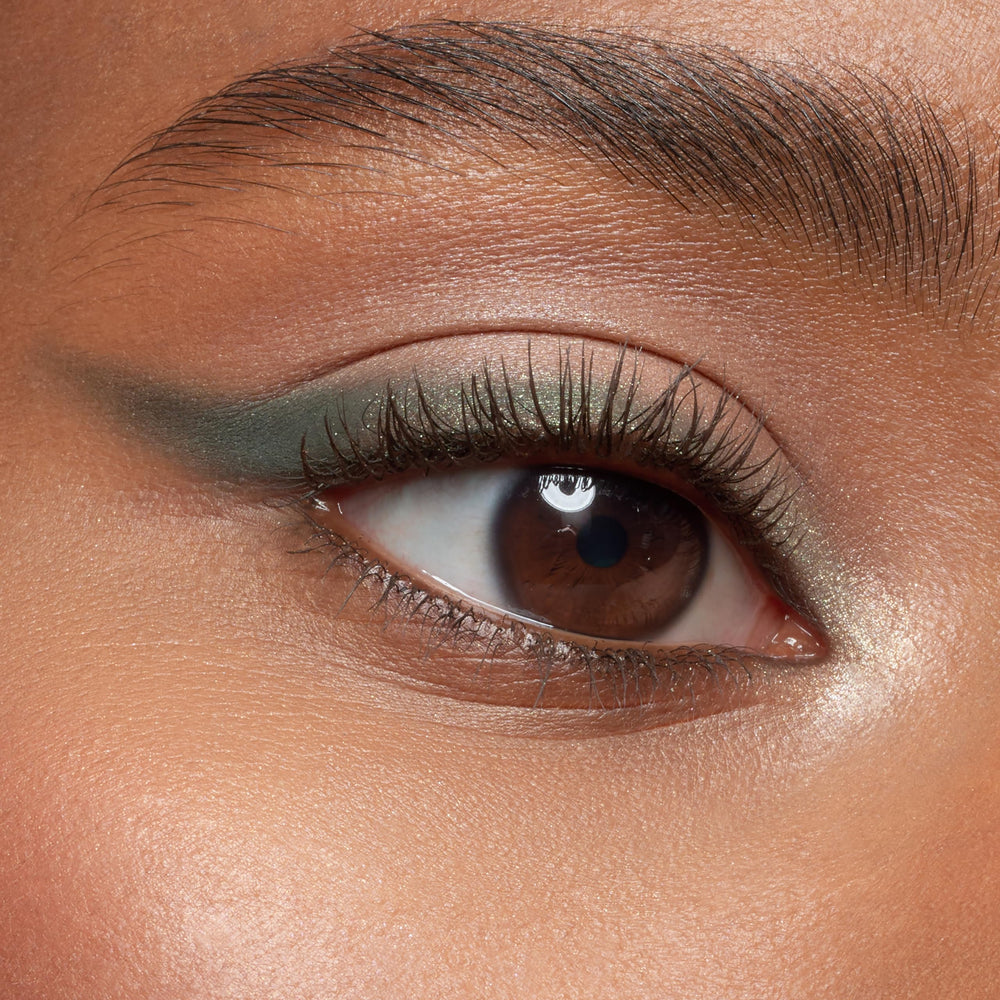 essence Lash Princess Brown eye close-up highlights natural-looking enhancement.